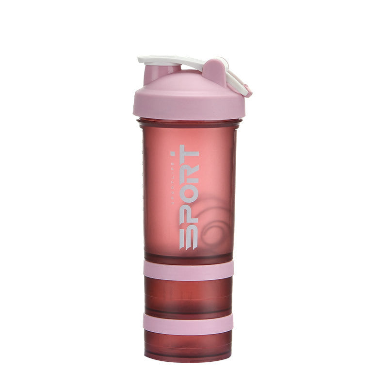 MAXIMFITNESS STORE Fitness Protein Powder Cup in pink, designed for hydration and protein shakes.