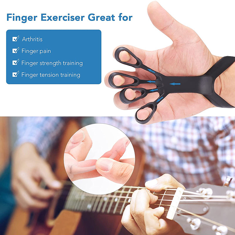 MAXIMFITNESS STORE Silicone Finger Grip Trainer and Exercise Stretcher for Rehabilitation
