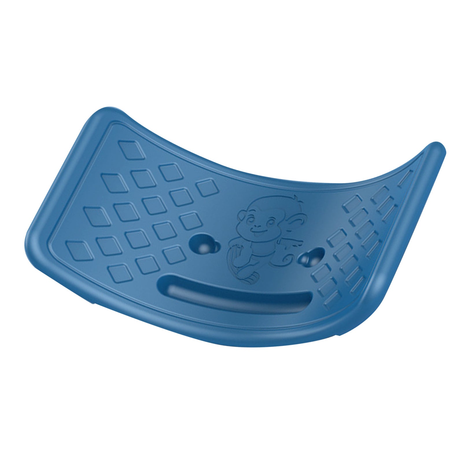 Balance Seesaw Board Plastic for Kids Toddlers Teens Balance Training Board with Elastic Ball Blue