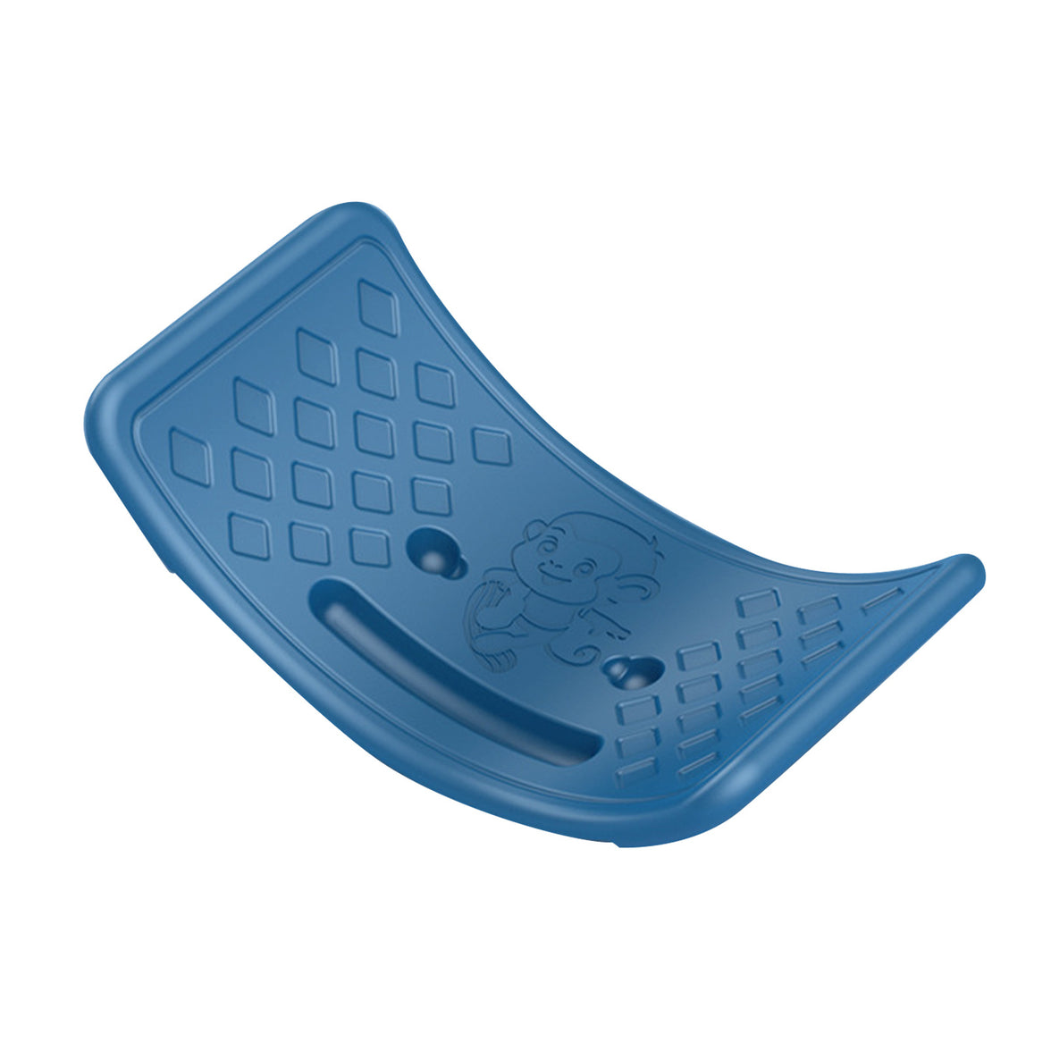 Balance Seesaw Board Plastic for Kids Toddlers Teens Balance Training Board with Elastic Ball Blue