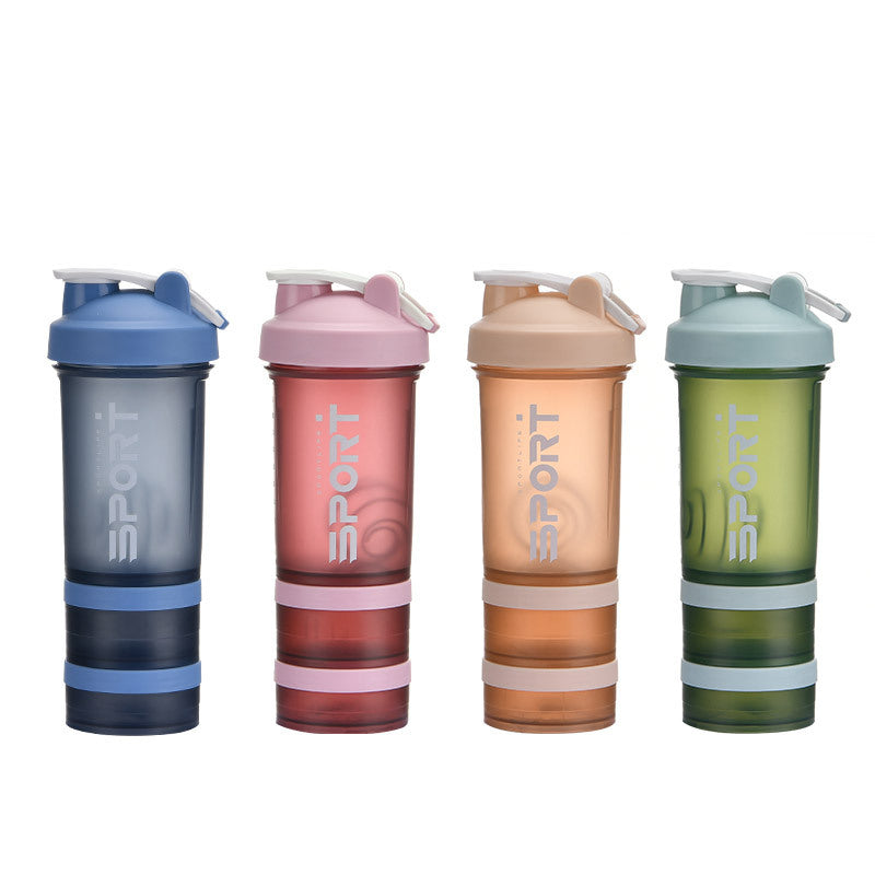 MAXIMFITNESS STORE Large-Capacity Fitness Protein Powder Cup and Water Shaker Bottle