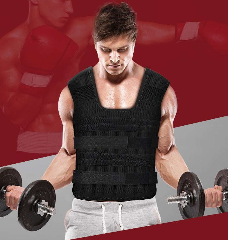 Thin Invisible Weight Bearing Steel Vest For Running Training