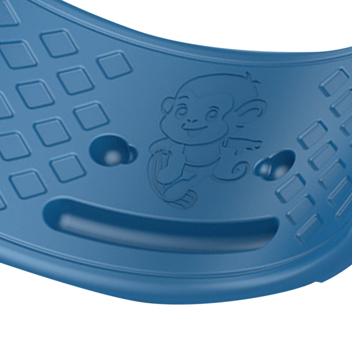 Balance Seesaw Board Plastic for Kids Toddlers Teens Balance Training Board with Elastic Ball Blue