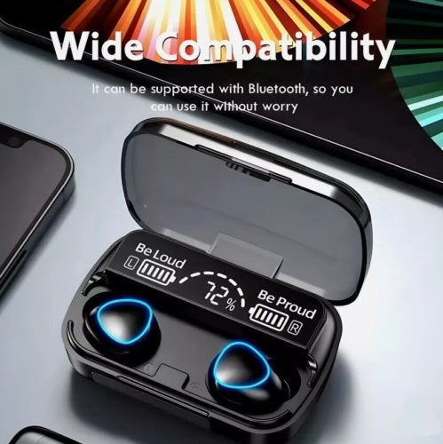 New 9D Earphone Bluetooth 5.3 Touch Control In-Ear Earbuds Wireless Headset UK