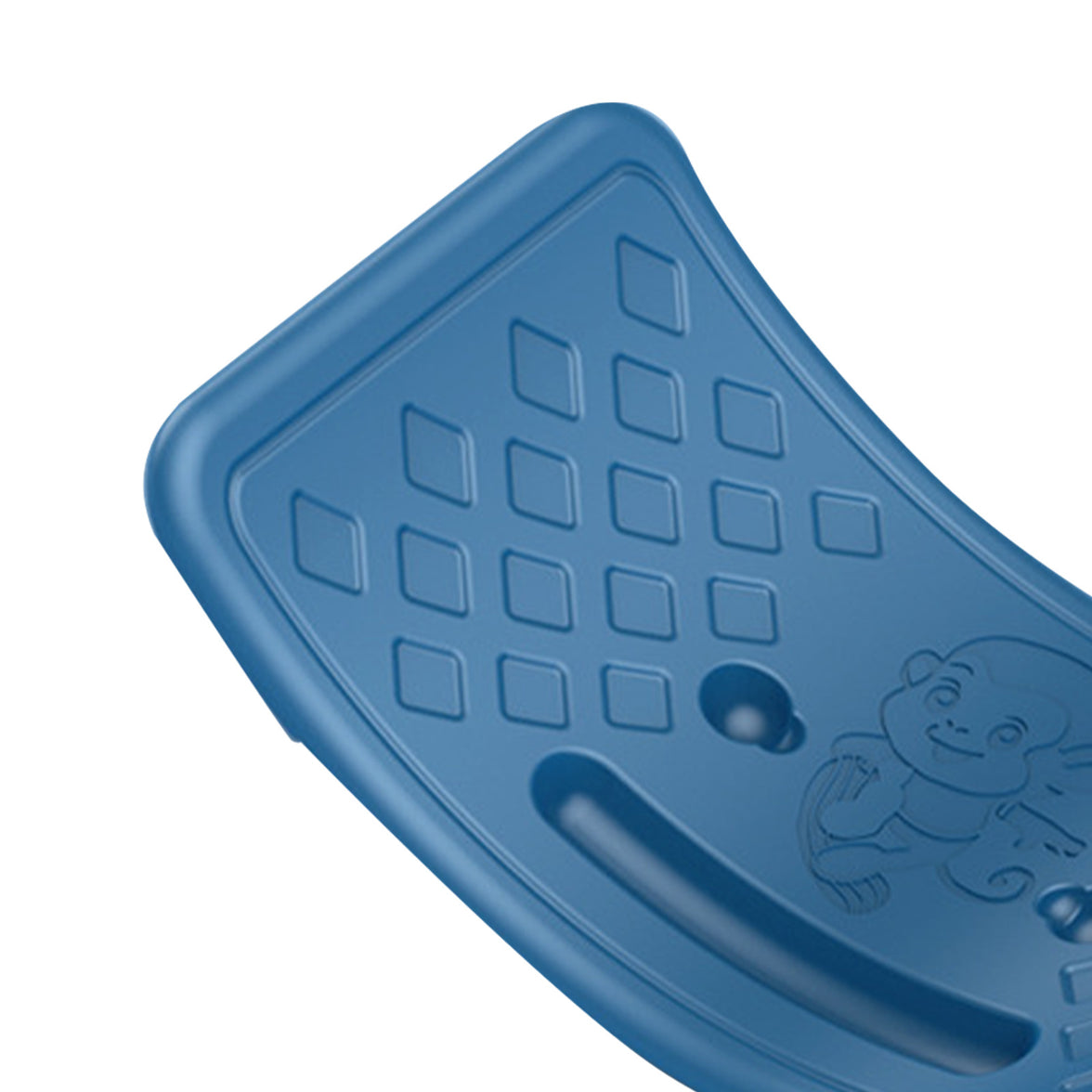 Balance Seesaw Board Plastic for Kids Toddlers Teens Balance Training Board with Elastic Ball Blue