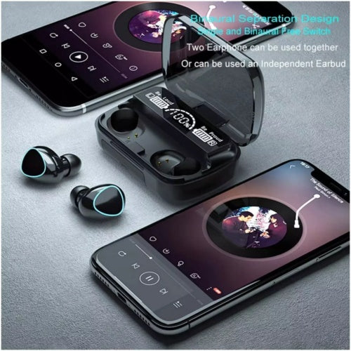 New 9D Earphone Bluetooth 5.3 Touch Control In-Ear Earbuds Wireless Headset UK