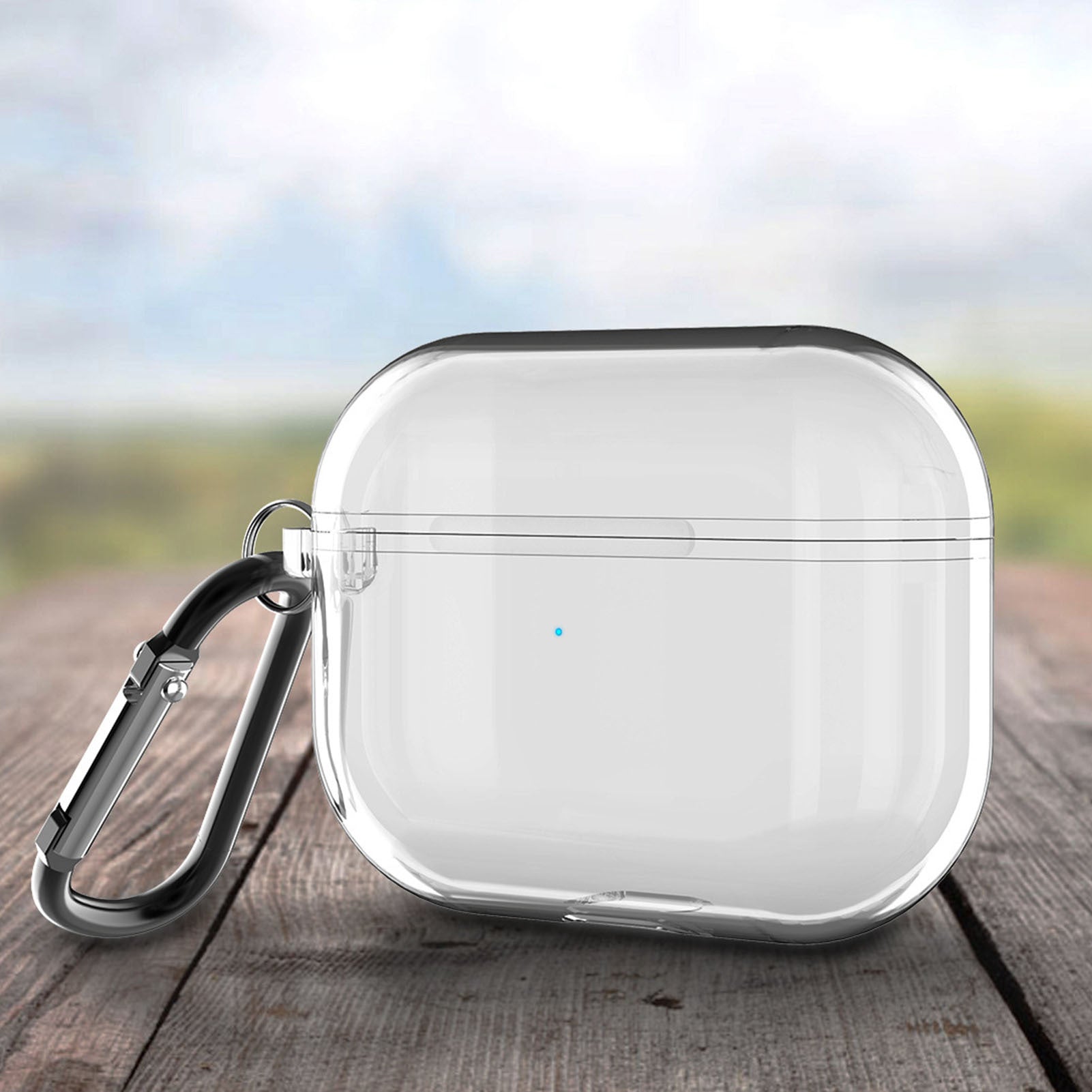 Transparent Earbuds Case Shockproof Dustproof Transparent Earbuds Protective Case Cover for IOS Earbuds Pro